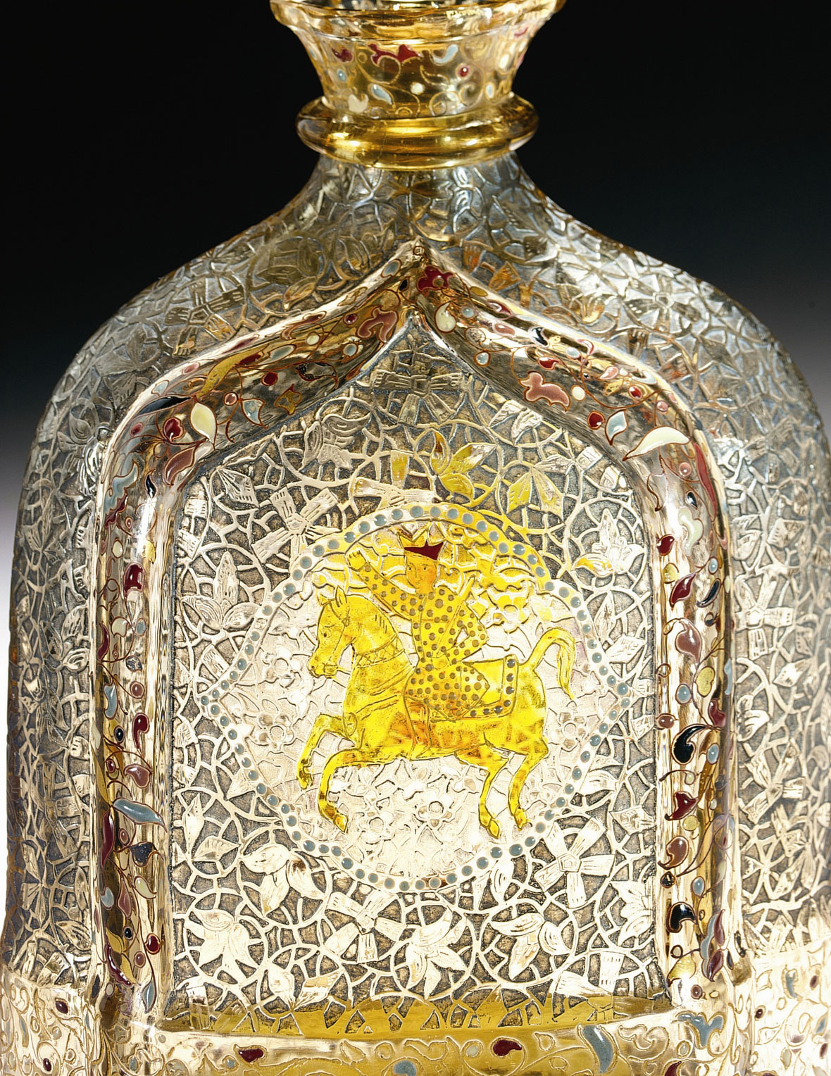 Glass Liquer Service by Galle